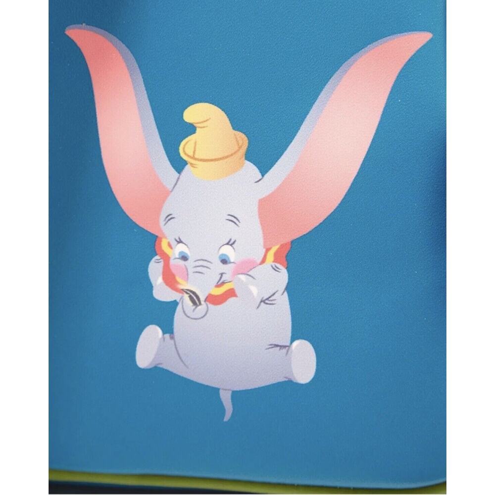 Loungefly Dumbo Mini Backpack BALLOONS Bright Pink & Turquoise Circus DISNEY - Picture 5 of 8